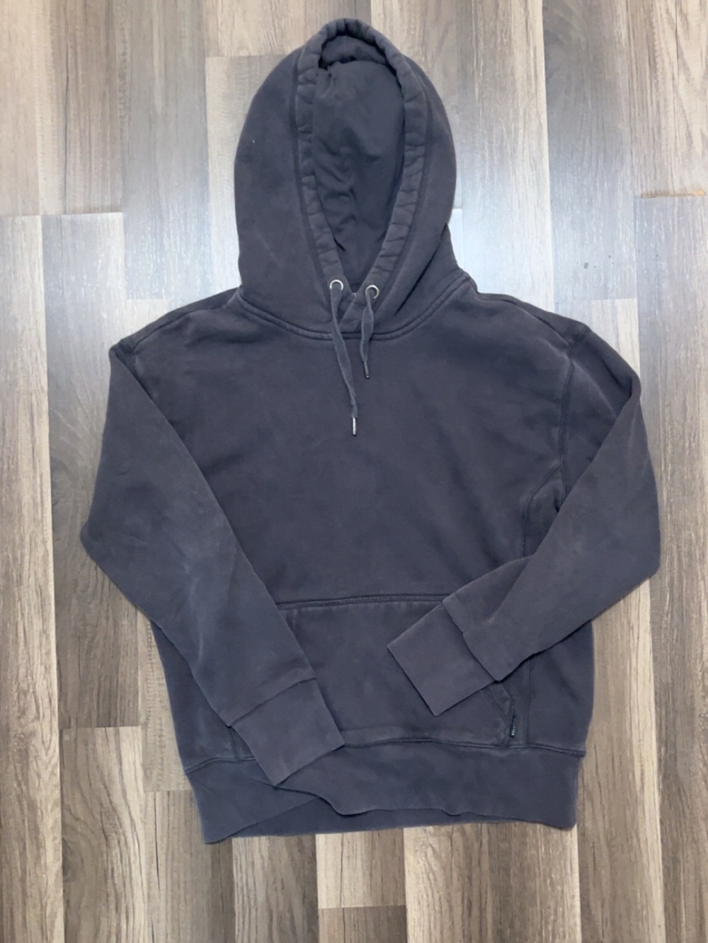 HOLLISTER Mens XS Gray Heavyweight Relaxed Fit Pullover Hoodie Sweatshirt